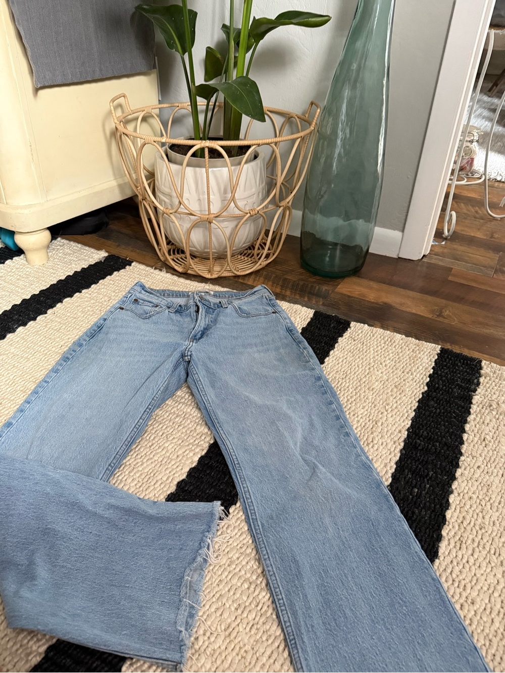 Abercrombie & Fitch Jeans Curve Love Women's Size 0 The Vintage Low Rise Baggy